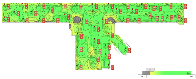 Building 11 RTLS Predictive heatmap